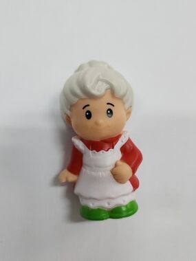 Fisher Price Little People Mrs Claus Figure Christmas Holiday North Pole Santa